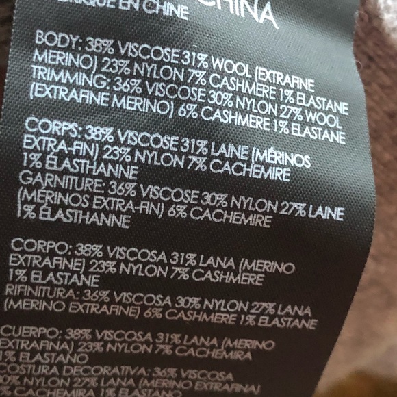 Club Monaco Cashmere Blend Long Sweater Vest! NWOT - Picture 5 of 9